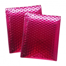 핑크 메탈안전봉투 소량 1장 에어캡 유광봉투 쇼핑몰포장지 뽁뽁이봉투 에어캡봉투